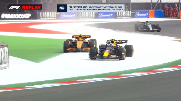 🏁F1墨西哥站正赛:塞恩斯夺冠 诺里斯第二 勒克莱尔第三 维斯塔潘被罚时20秒